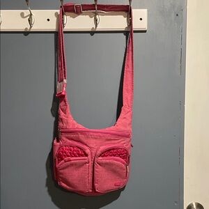 Lug Vibrant Pink Crossbody Bag